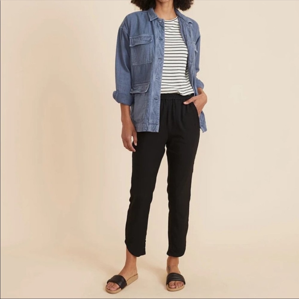 Marine Layer Allison Pant EUC Small Black